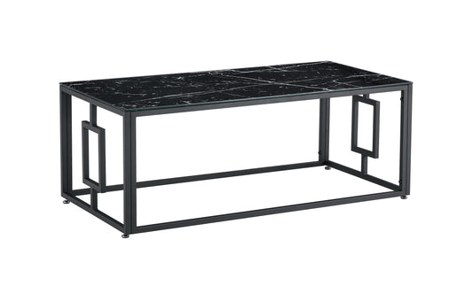 TABLE BASSE « SOPHIE » MARBRE NOIR