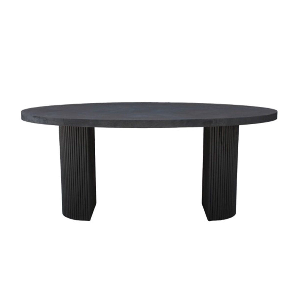 TABLE À MANGER "LAWA" BOIS NOIR