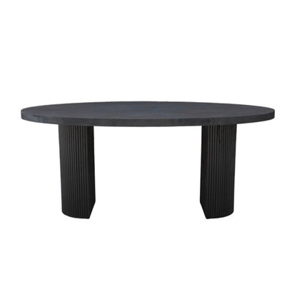 TABLE À MANGER "LAWA" BOIS NOIR
