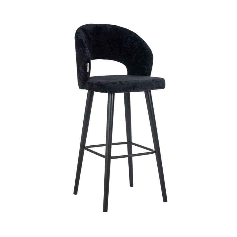 TABOURET DE BAR "SAVOY" CHENILLE RICHMOND INTERIORS