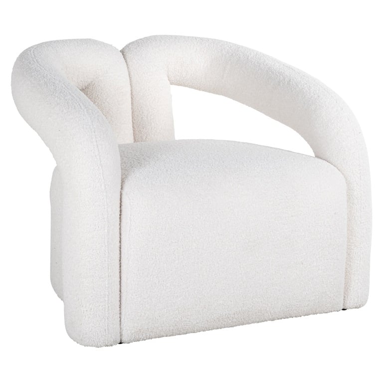 FAUTEUIL "DANA" LAINE BOUCLÉE RICHMOND INTERIORS