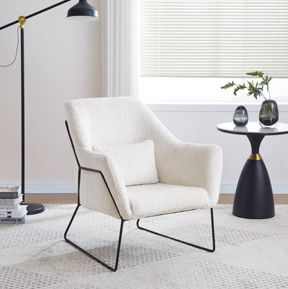 FAUTEUIL « BASKA » TAUPE,ECRU OU ANTHRACITE