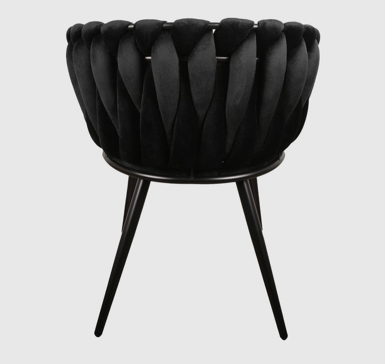LOT DE 2 CHAISES WAVY NOIR