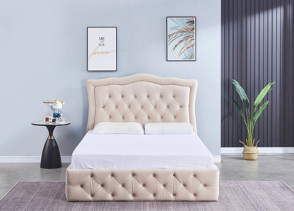 LIT "TREND" VELOURS CAPITONÉE