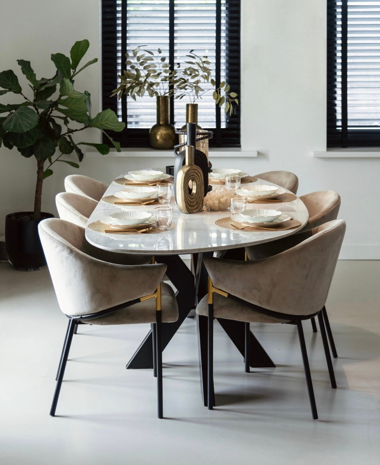 LOT DE 2 CHAISES « JOCASTA »RICHMOND INTERIORS