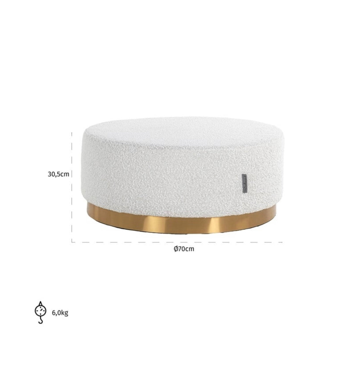POUF « EMY » RICHMOND INTERIORS