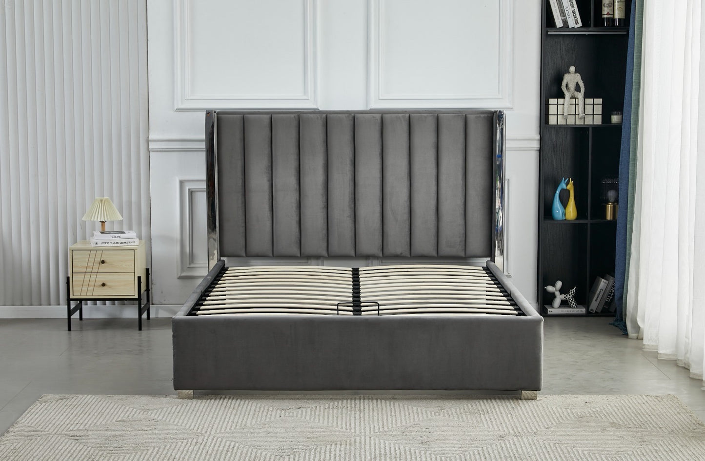 LIT COFFRE VELOURS «PRINCE »
