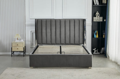 LIT COFFRE VELOURS «PRINCE »