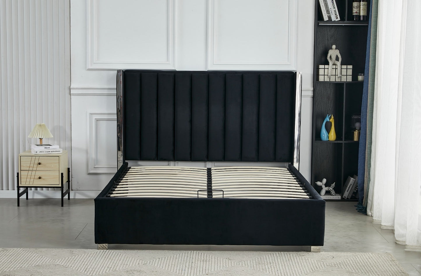 LIT COFFRE VELOURS «PRINCE »