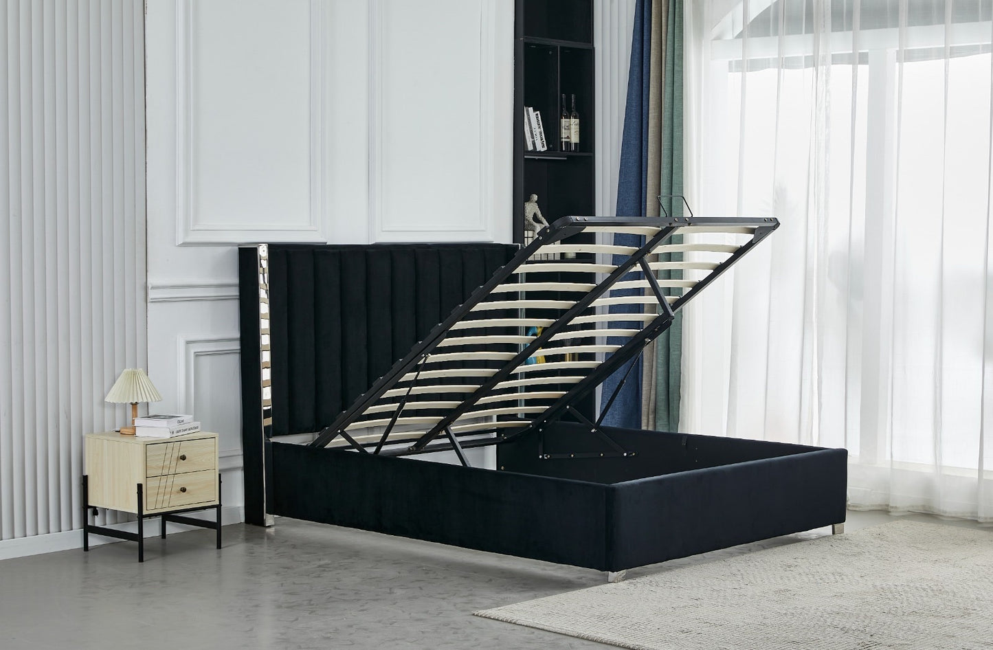 LIT COFFRE VELOURS «PRINCE »