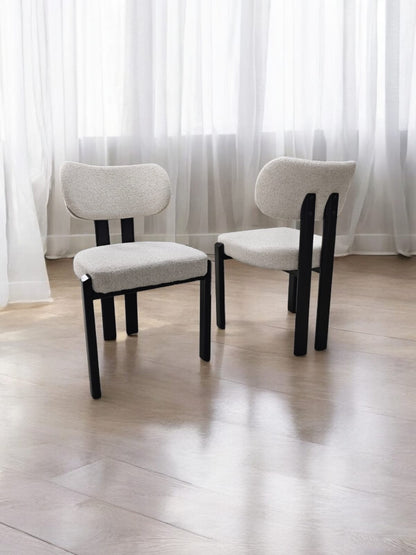 LOT DE 2 CHAISES« HERA » BLACK