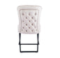 LOT DE 2 CHAISES « GABRIELLE » PIEDS NOIRS