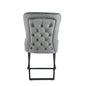 LOT DE 2 CHAISES « GABRIELLE » PIEDS NOIRS