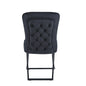 LOT DE 2 CHAISES « GABRIELLE » PIEDS NOIRS