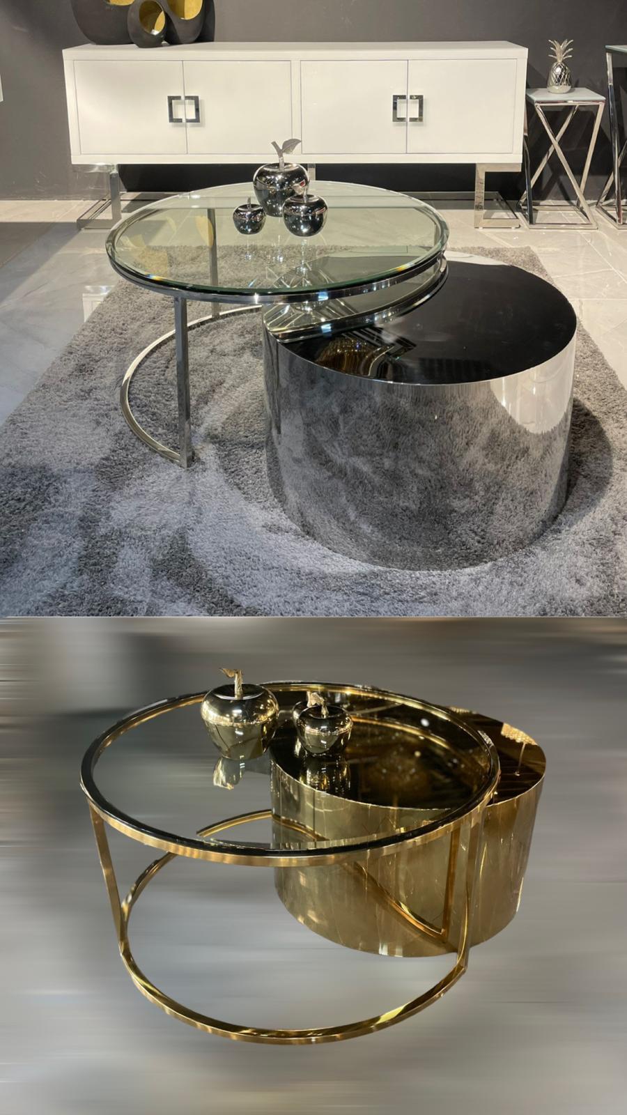 TABLE BASSE "MESSING"