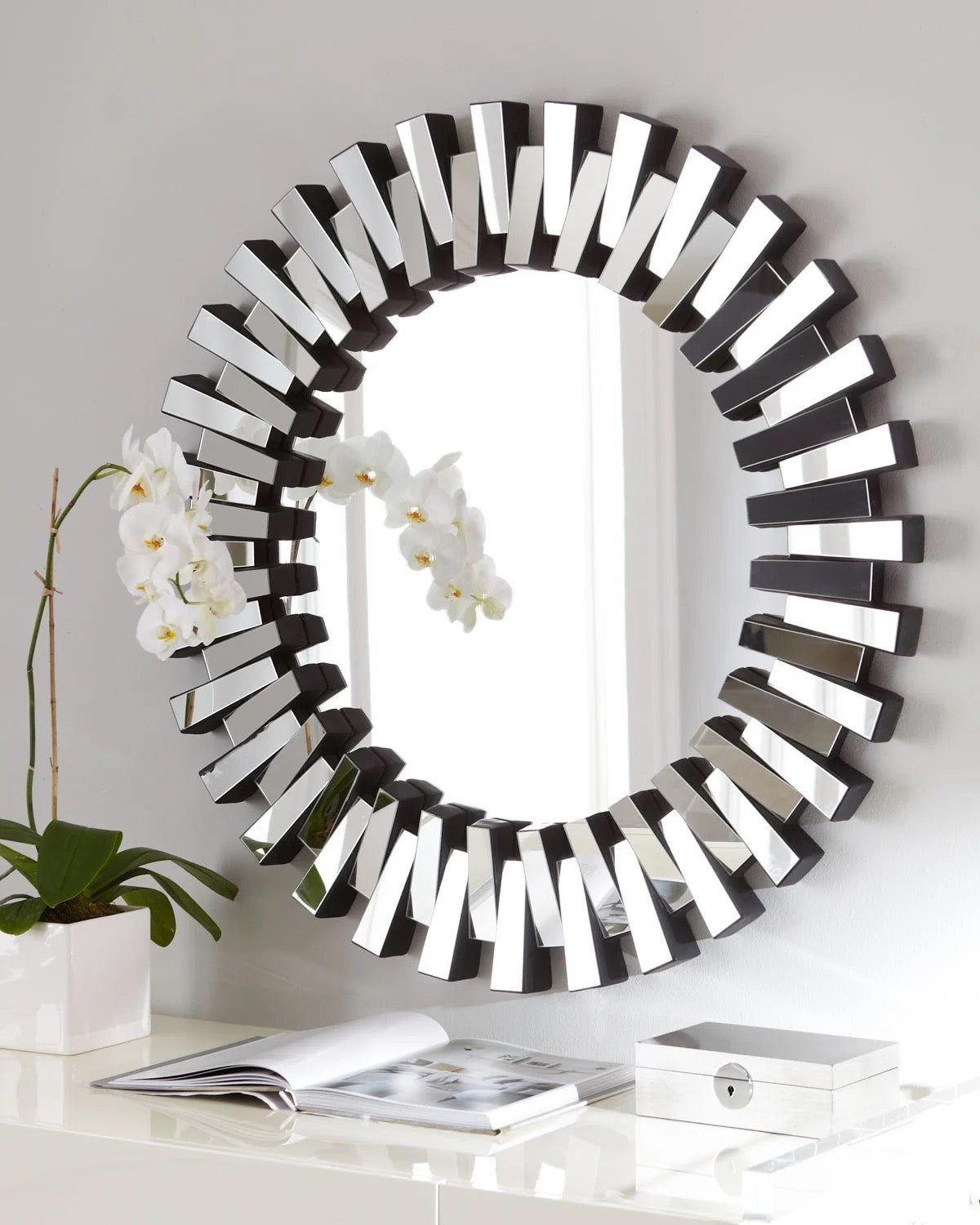 MIROIR ROND « SOLEIL »