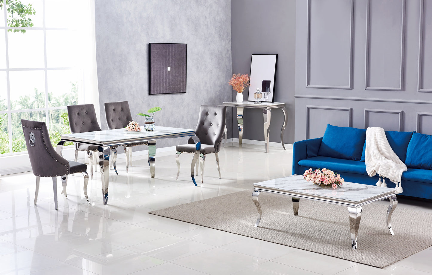 TABLE À MANGER « BAROQUE »