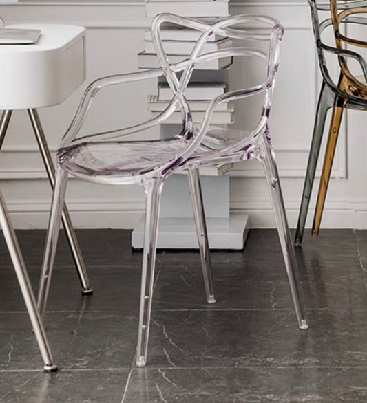 LOT DE 2 CHAISES « CRYSTAL »