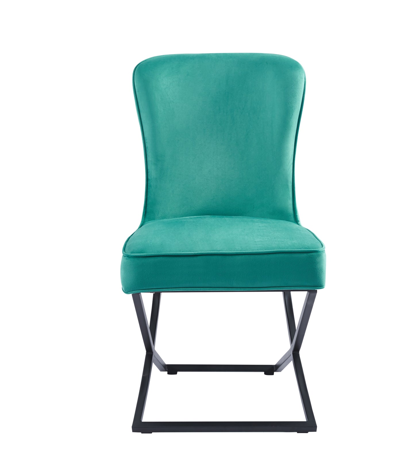 LOT DE 2 CHAISES « GABRIELLE » PIEDS NOIRS