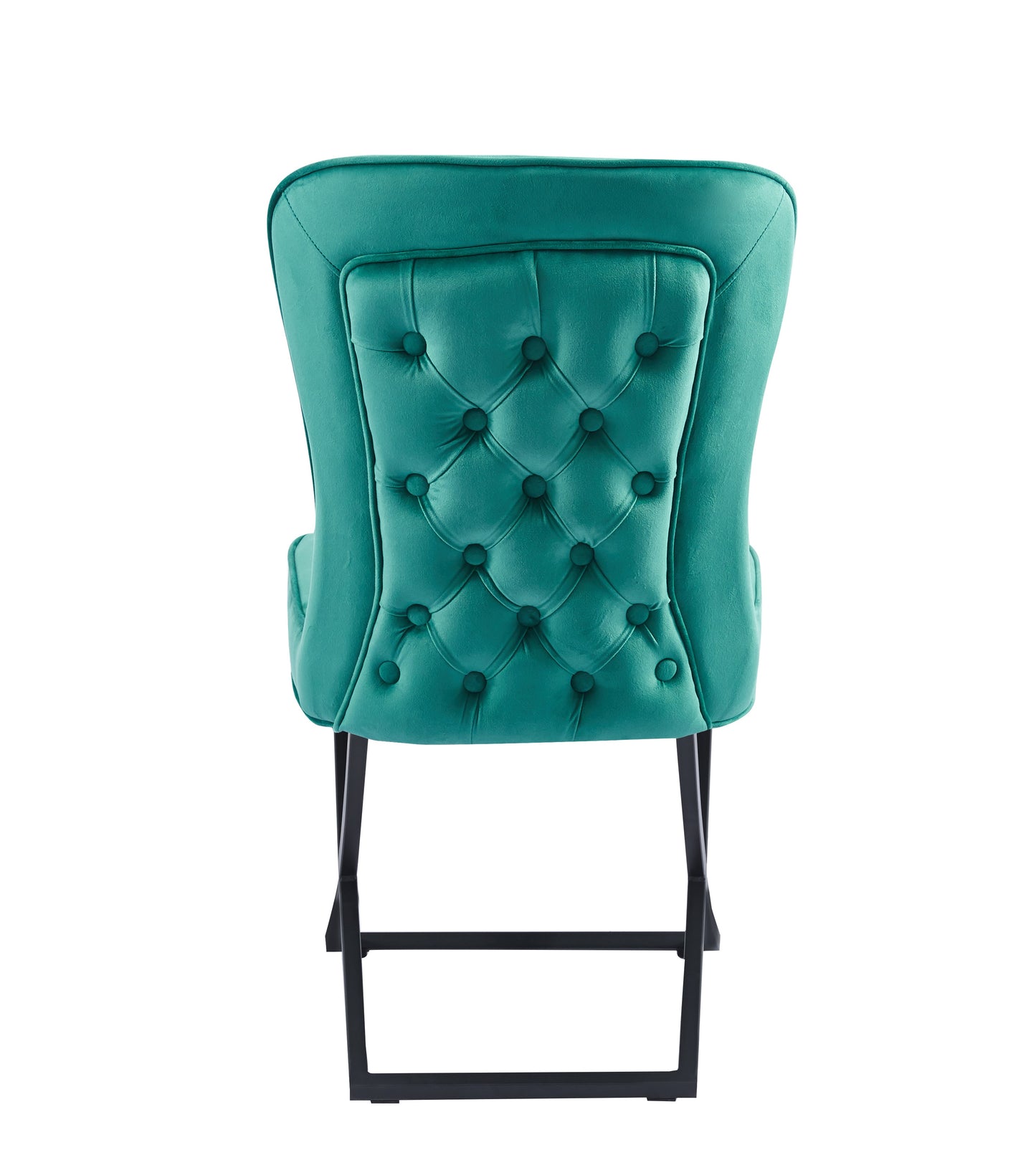 LOT DE 2 CHAISES « GABRIELLE » PIEDS NOIRS