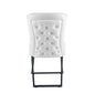 LOT DE 2 CHAISES « GABRIELLE » PIEDS NOIRS