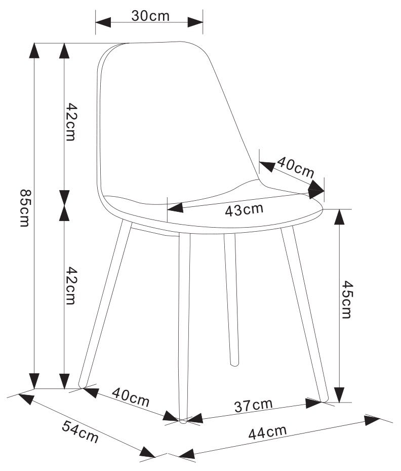 LOT DE CHAISES "SCANDINAVE" DORÉ OU ARGENTÉ