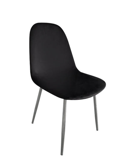 LOT DE CHAISES "SCANDINAVE" DORÉ OU ARGENTÉ