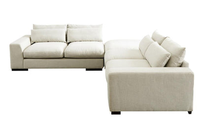 CANAPÉ "MAYA" TISSUS BEIGE