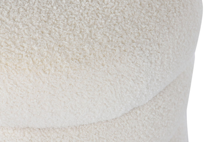POUF LAINE BOUCLÉE "PARMA"