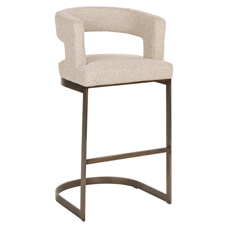 LOT DE 2 TABOURETS DE BAR "ELLIS" RICHMOND INTERIORS