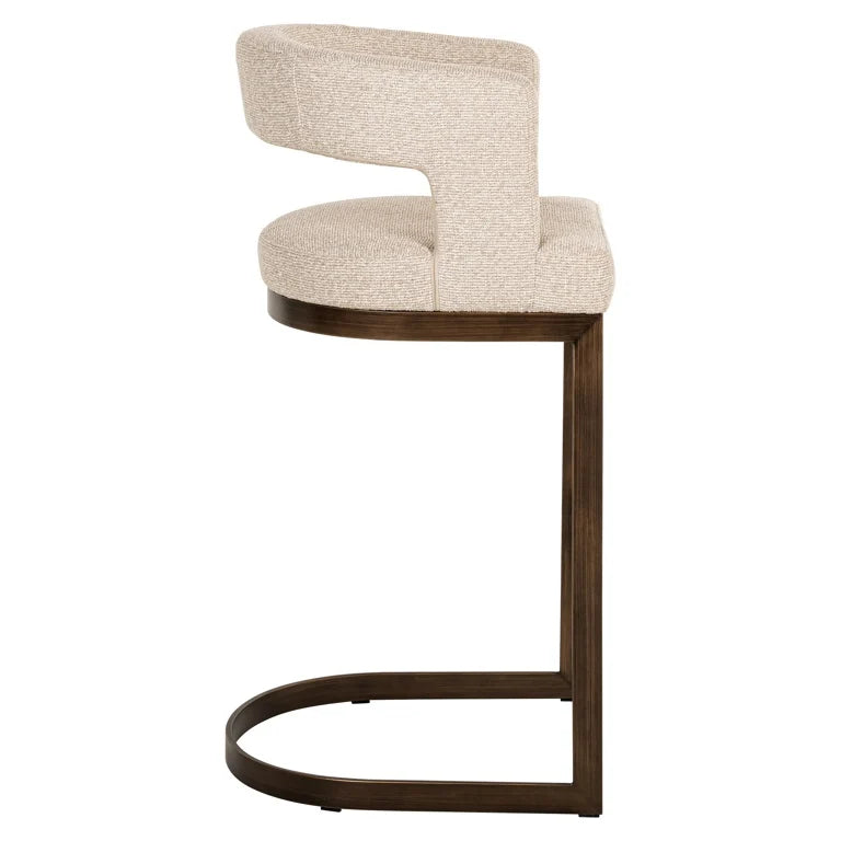 LOT DE 2 TABOURETS DE BAR "ELLIS" RICHMOND INTERIORS