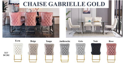 LOT DE 2 CHAISES "GABRIELLE"