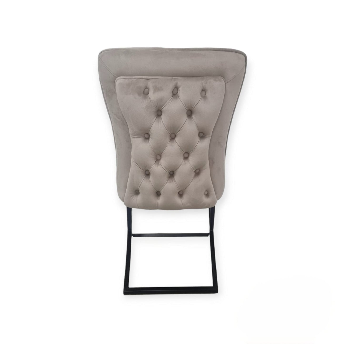 LOT DE 2 CHAISES « GABRIELLE » PIEDS NOIRS
