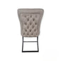 LOT DE 2 CHAISES « GABRIELLE » PIEDS NOIRS