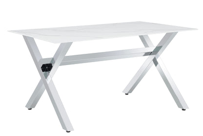 TABLE À MANGER « IXE » GOLD/SILVER