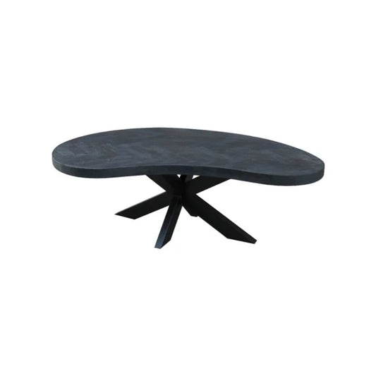 TABLE BASSE "CURVE" BOIS NOIR