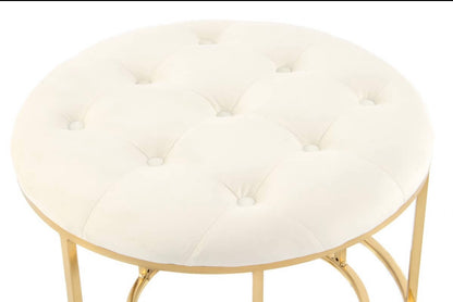 LOT DE 2 POUFS « LORIE »