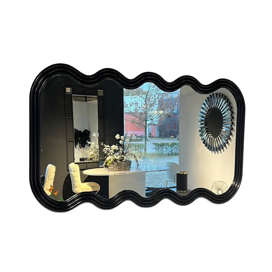 MIROIR "ORGANIC " NOIR