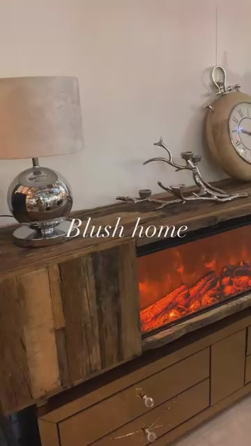 MEUBLE TV CHEMINÉE "WOOD"
