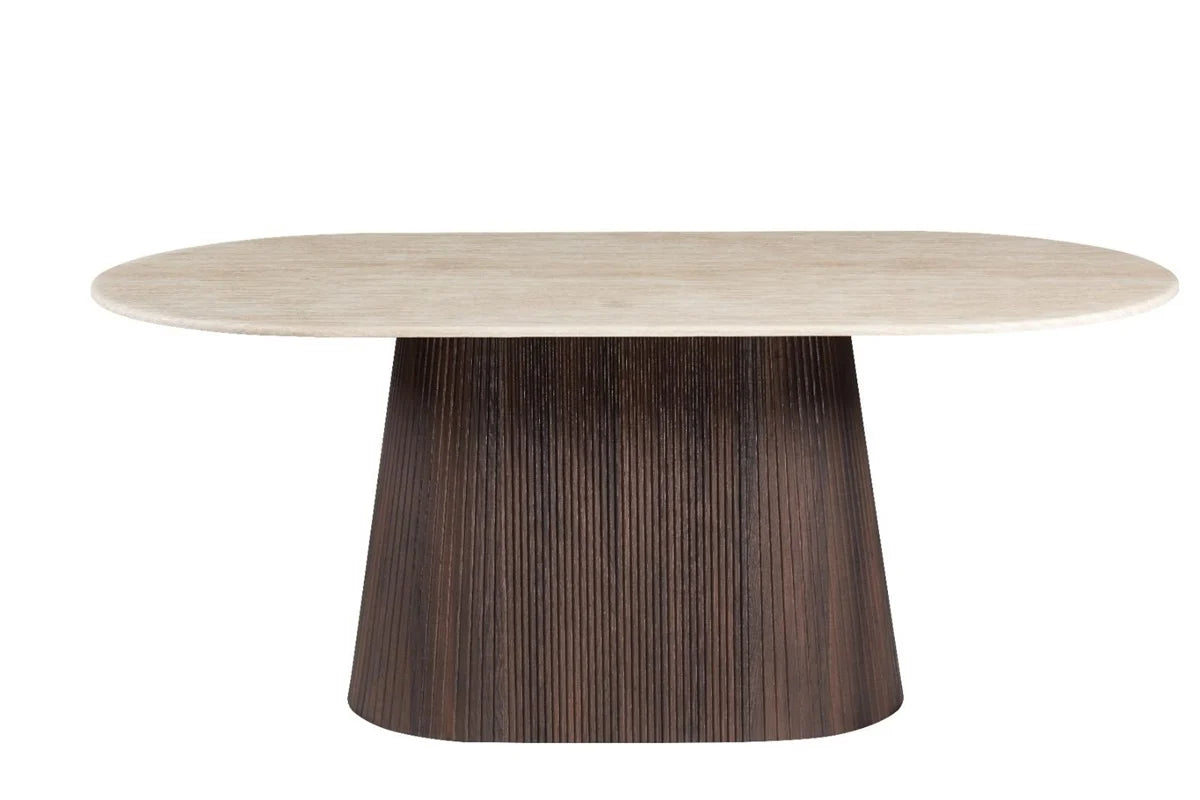 TABLE À MANGER "KIMBERLY" OVALE