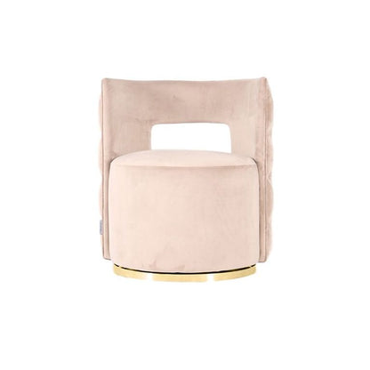 FAUTEUIL "PIECENZA" DORÉ
