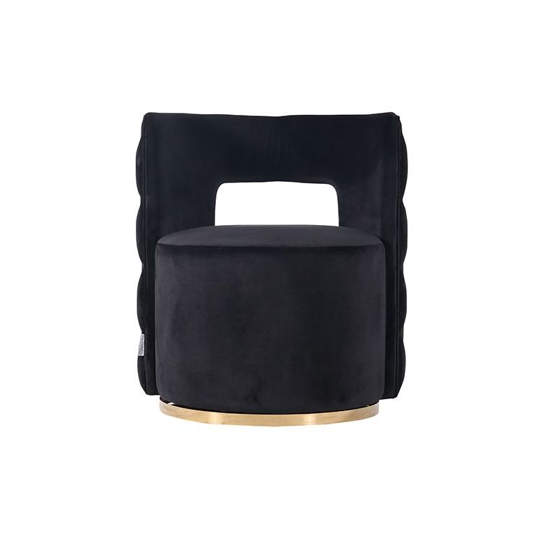 FAUTEUIL "PIECENZA" DORÉ