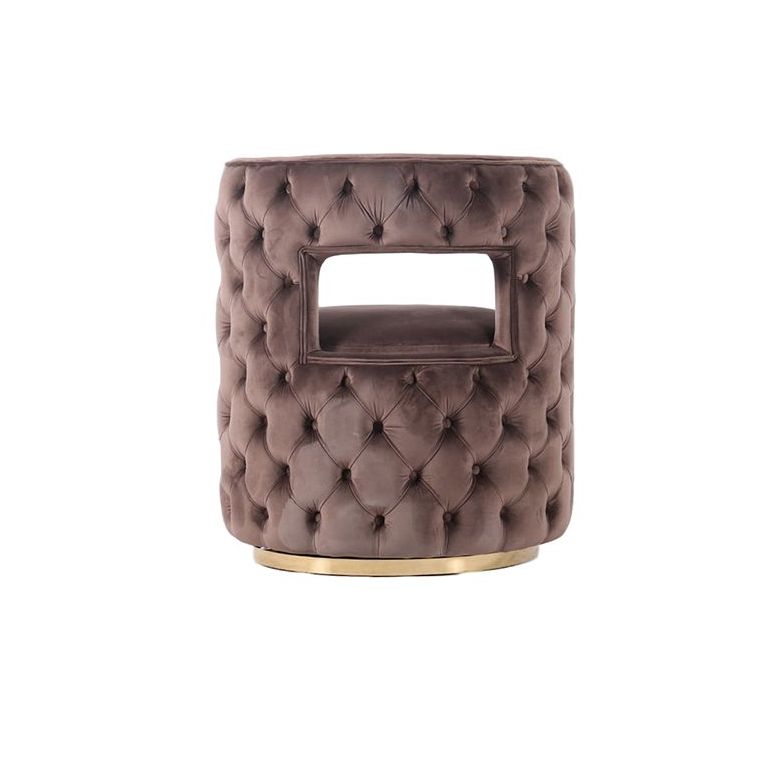 FAUTEUIL "PIECENZA" DORÉ
