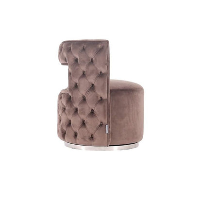 FAUTEUIL "PIENCENZA "ARGENTÉ