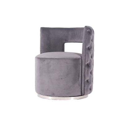 FAUTEUIL "PIENCENZA "ARGENTÉ
