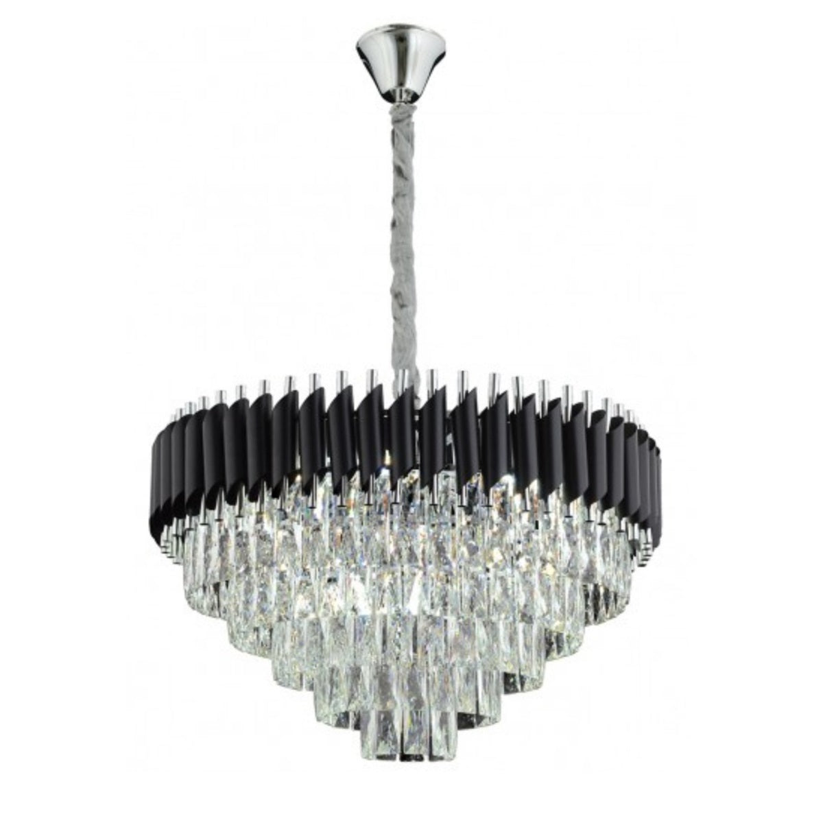 LUSTRE "FERRARA" ROND NOIR