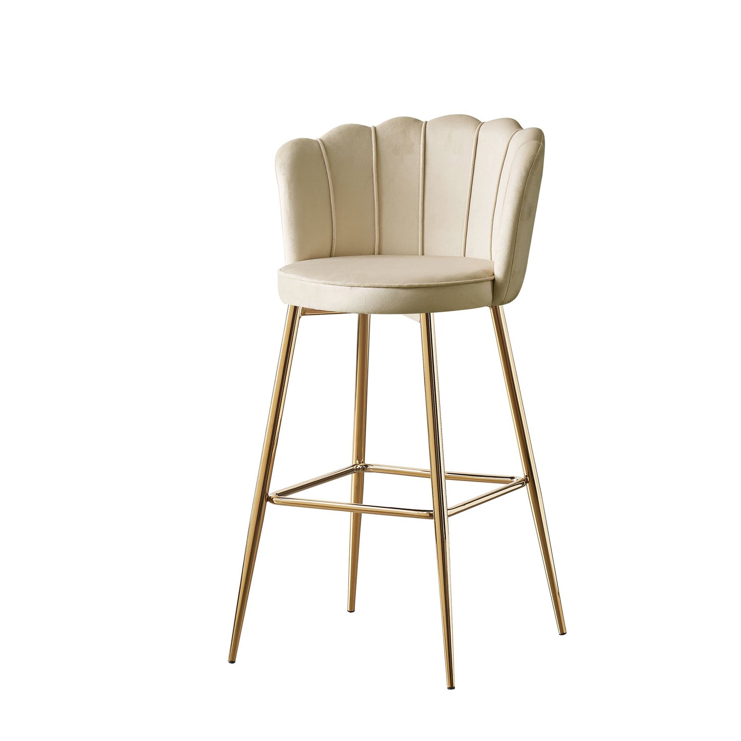 LOT DE 2 TABOURETS DE BAR "NYMPHÉA"