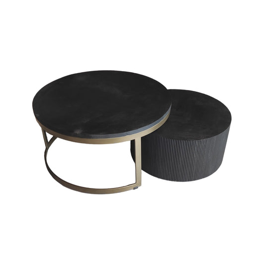 TABLE BASSE "FOX" GOLD