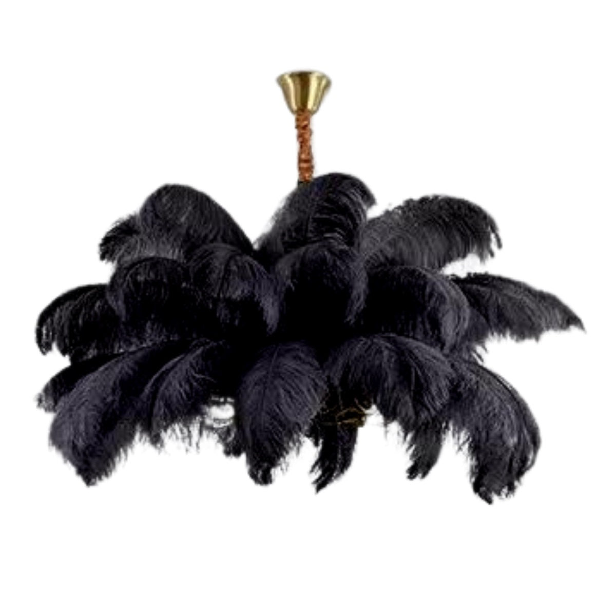 LUMINAIRE "AUTRUCHE" NOIR