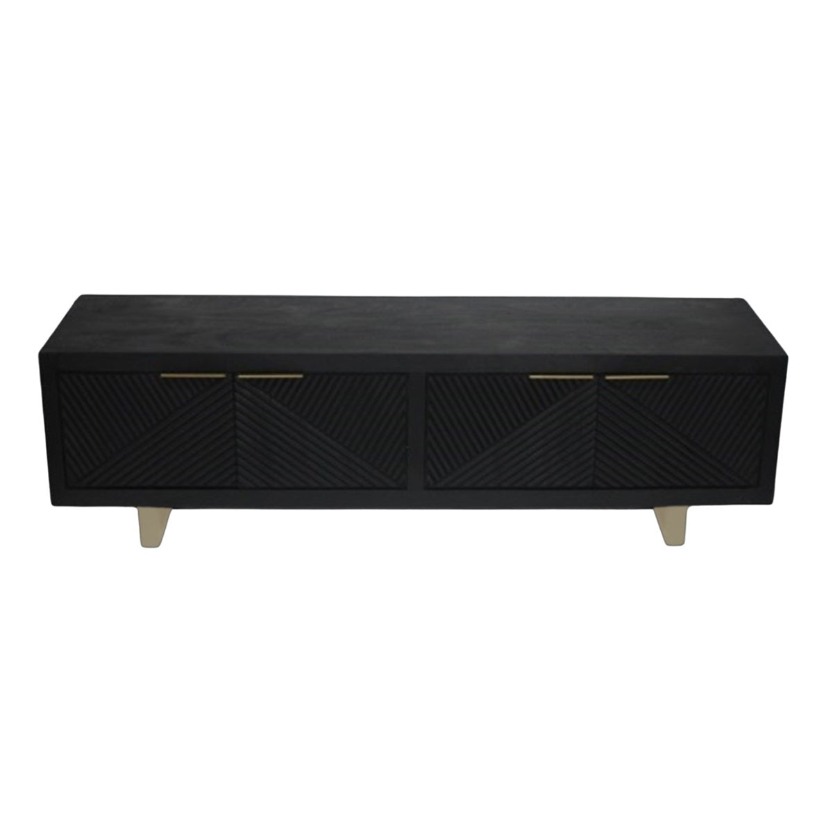 MEUBLE TV "ANVERS" BOIS NOIR